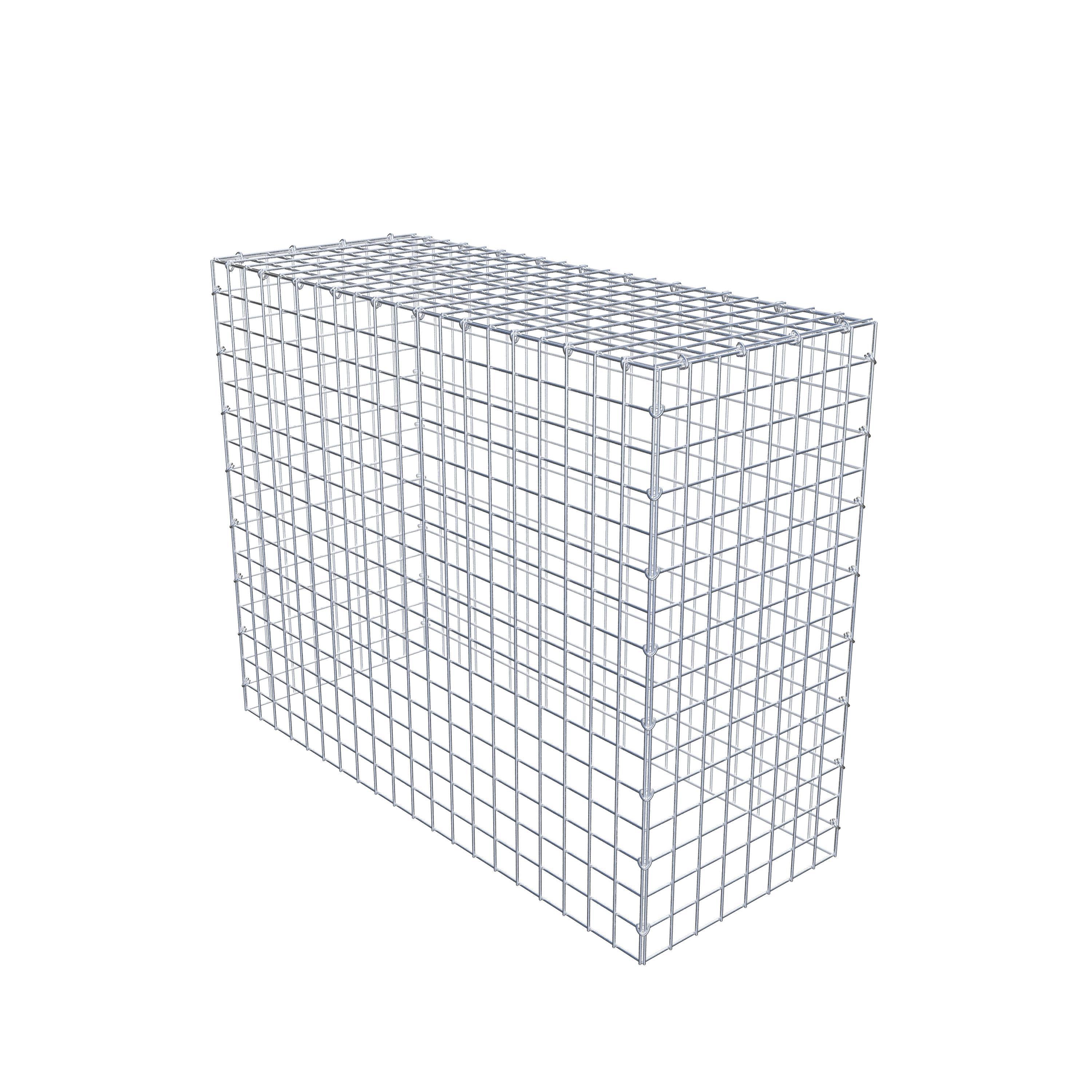 Mounted gabion type 3 100 cm x 80 cm x 40 cm (L x H x D), mesh size 5 cm x 5 cm, C-ring