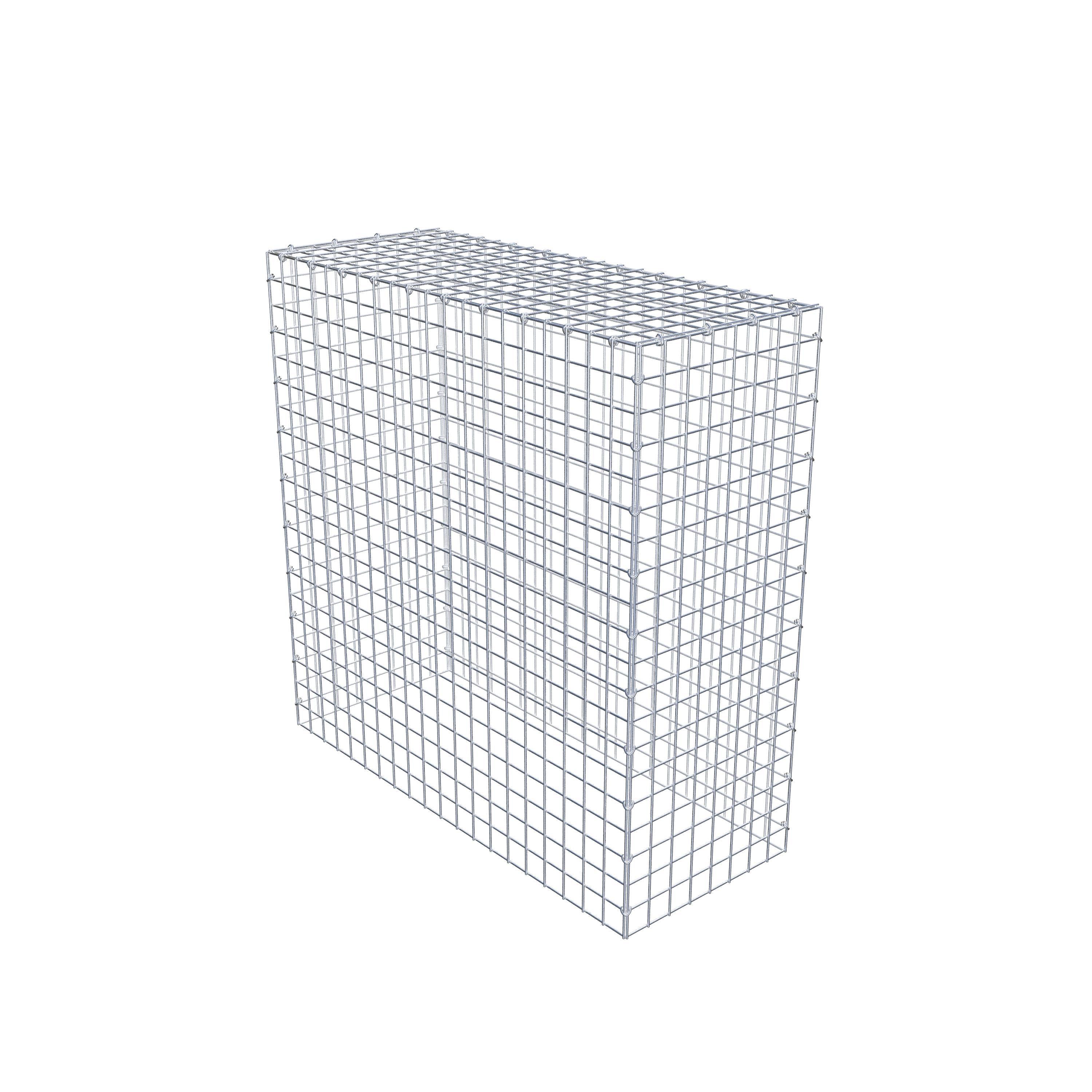 Mounted gabion type 3 100 cm x 100 cm x 40 cm (L x H x D), mesh size 5 cm x 5 cm, C-ring