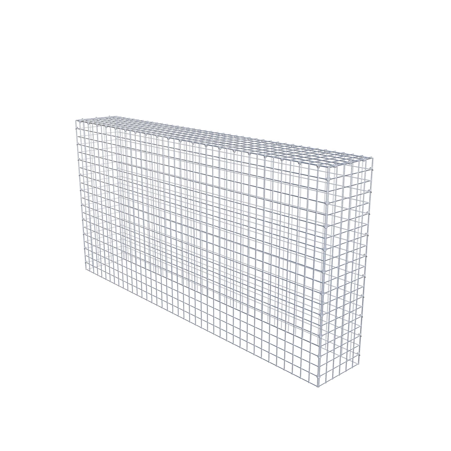 Monteret gabion type 3 200 cm x 100 cm x 30 cm (L x H x D), maskestørrelse 5 cm x 5 cm, C-ring