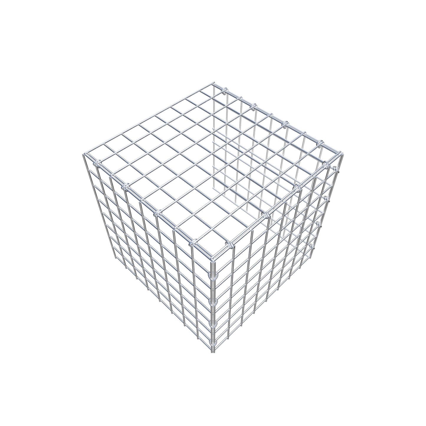 Gavión adicional tipo 4 40 cm x 40 cm x 40 cm (L x A x P), malla 5 cm x 5 cm, anillo en C