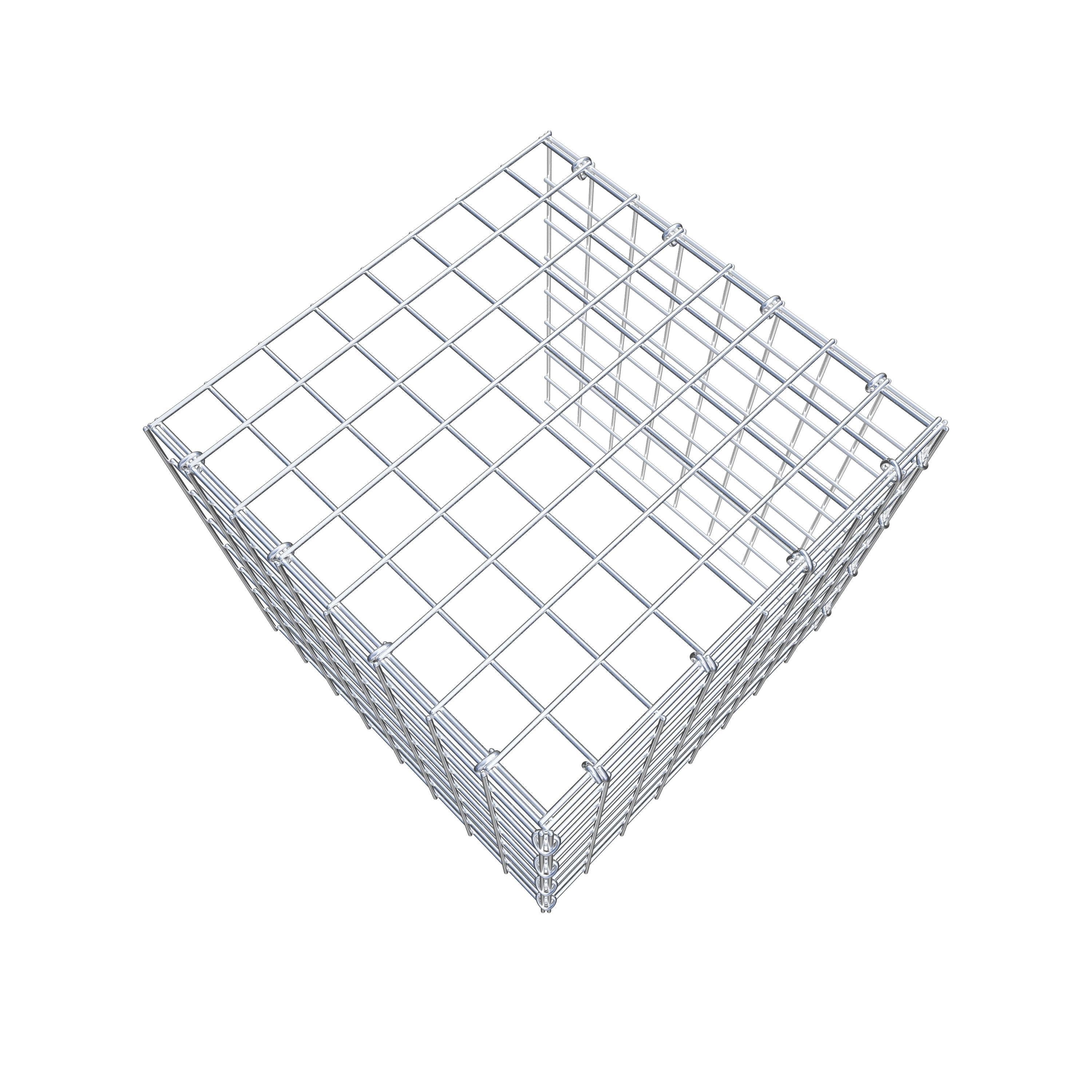 Monteret gabion type 4 40 cm x 40 cm x 40 cm (L x H x D), maskestørrelse 5 cm x 5 cm, C-ring