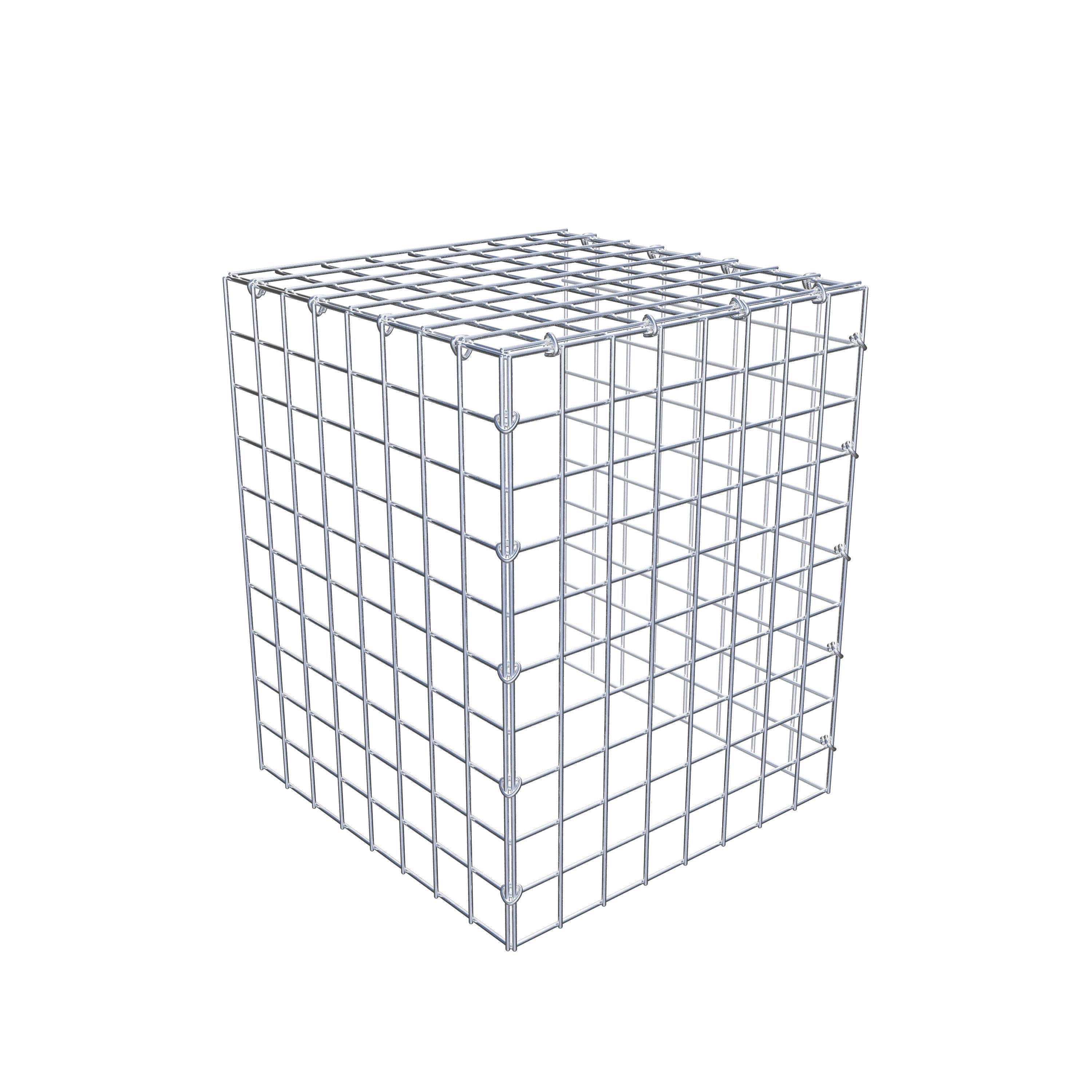 Mounted gabion type 4 50 cm x 40 cm x 40 cm (L x H x D), mesh size 5 cm x 5 cm, C-ring