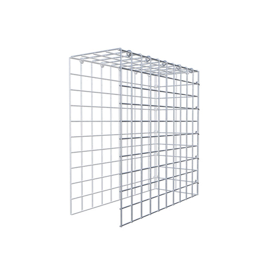 Monteret gabion type 4 50 cm x 50 cm x 20 cm (L x H x D), maskestørrelse 5 cm x 5 cm, C-ring