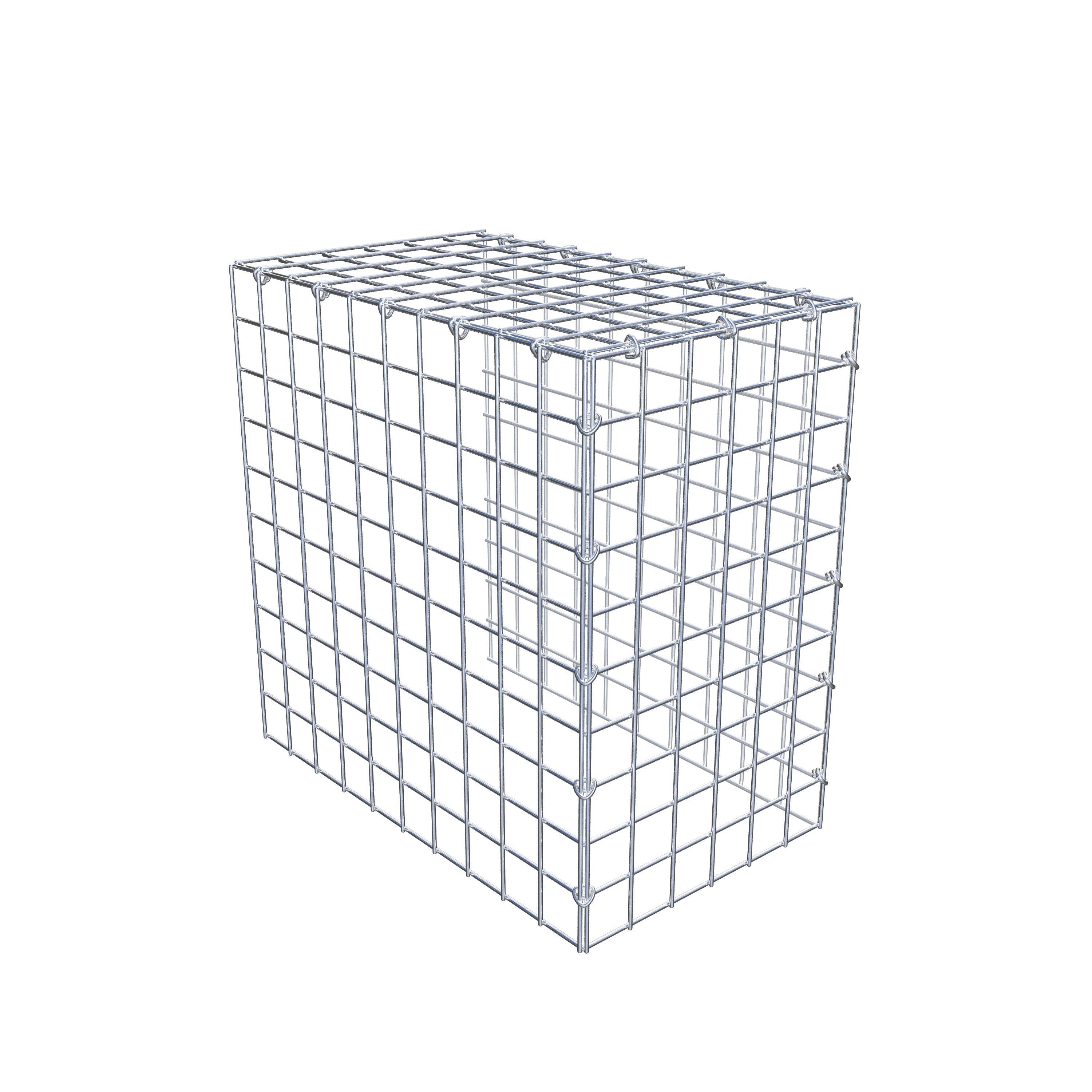 Mounted gabion type 4 50 cm x 50 cm x 30 cm (L x H x D), mesh size 5 cm x 5 cm, C-ring