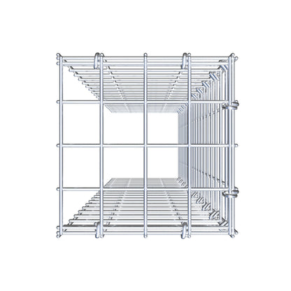 Anbaugabione Typ 4 100 cm x 20 cm x 20 cm (L x H x T), Maschenweite 5 cm x 5 cm, C-Ring