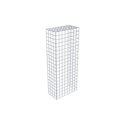 Monteret gabion type 4 100 cm x 20 cm x 40 cm (L x H x D), maskestørrelse 5 cm x 5 cm, C-ring