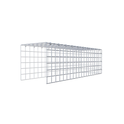 Gabbione aggiuntivo tipo 4 100 cm x 30 cm x 30 cm (L x A x P), maglia 5 cm x 5 cm, anello a C