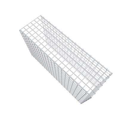 Mounted gabion type 4 100 cm x 60 cm x 30 cm (L x H x D), mesh size 5 cm x 5 cm, C-ring