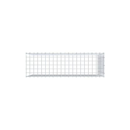 Mounted gabion type 4 100 cm x 60 cm x 30 cm (L x H x D), mesh size 5 cm x 5 cm, C-ring