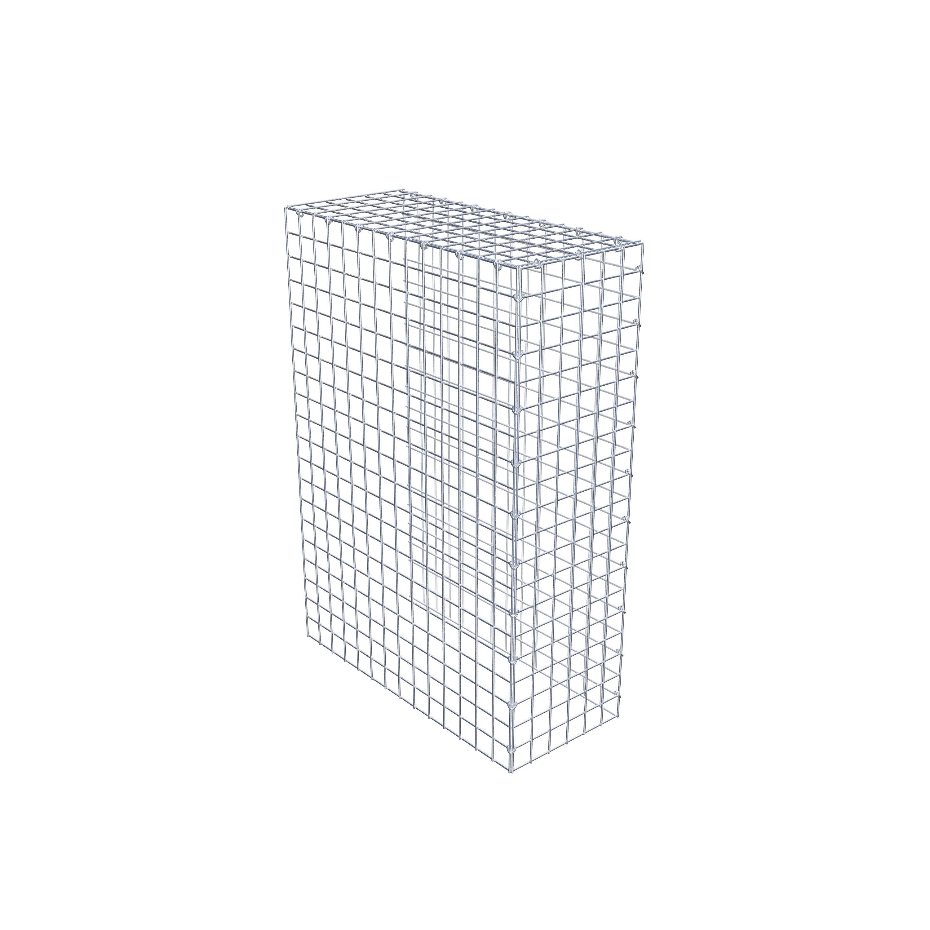 Monteret gabion type 4 100 cm x 70 cm x 30 cm (L x H x D), maskestørrelse 5 cm x 5 cm, C-ring