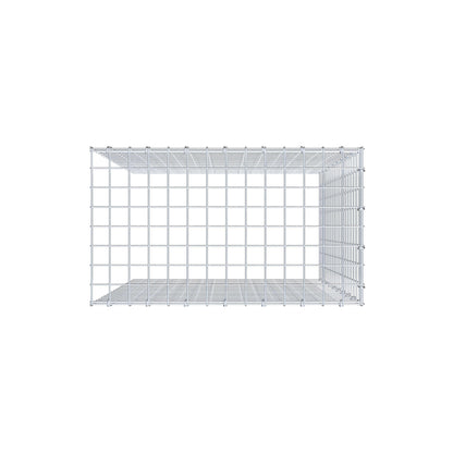 Monteret gabion type 4 100 cm x 70 cm x 40 cm (L x H x D), maskestørrelse 5 cm x 5 cm, C-ring