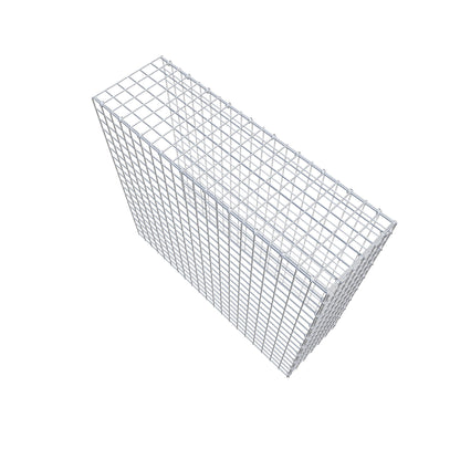 Mounted gabion type 4 100 cm x 90 cm x 30 cm (L x H x D), mesh size 5 cm x 5 cm, C-ring
