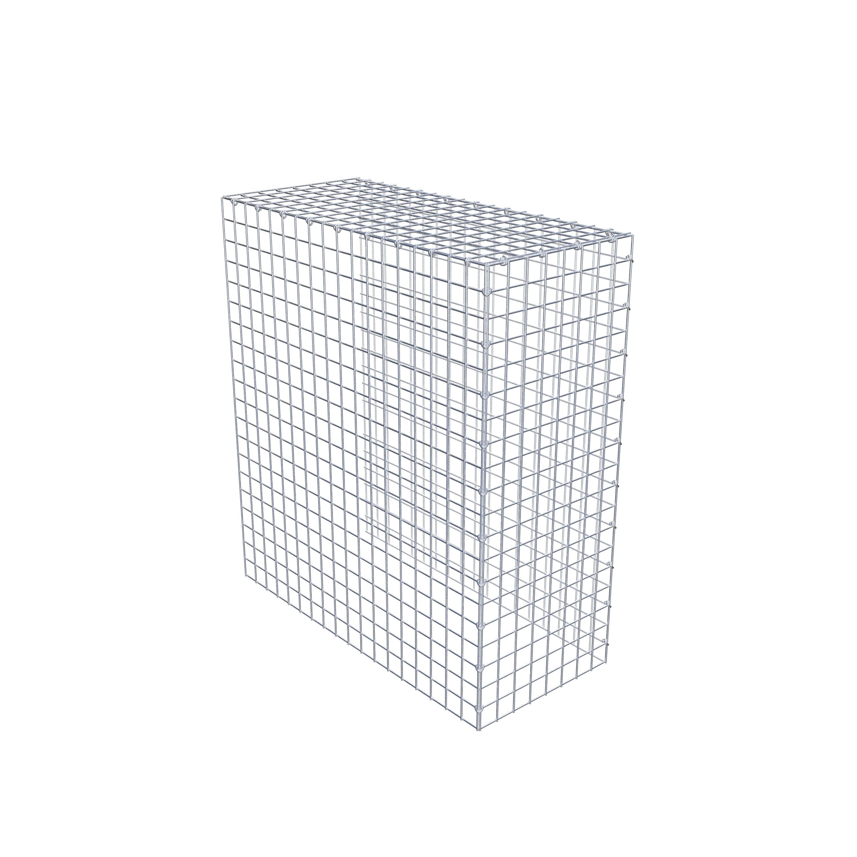 Monteret gabion type 4 100 cm x 90 cm x 40 cm (L x H x D), maskestørrelse 5 cm x 5 cm, C-ring