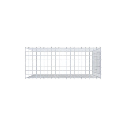Monteret gabion type 4 100 cm x 90 cm x 40 cm (L x H x D), maskestørrelse 5 cm x 5 cm, C-ring