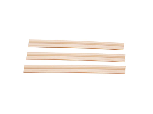 2x fästklämmor för insynsskyddsremsor beige MW 5 x 20 cm