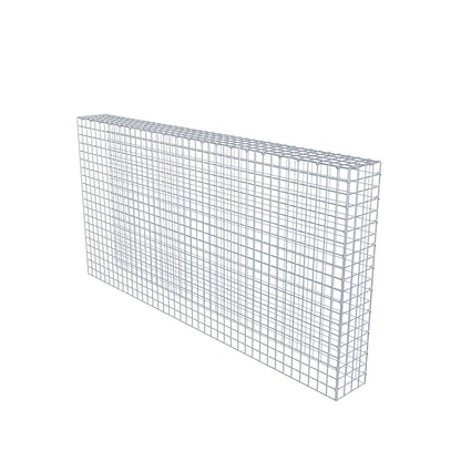 Monteret gabion type 4 200 cm x 100 cm x 20 cm (L x H x D), maskestørrelse 5 cm x 5 cm, C-ring