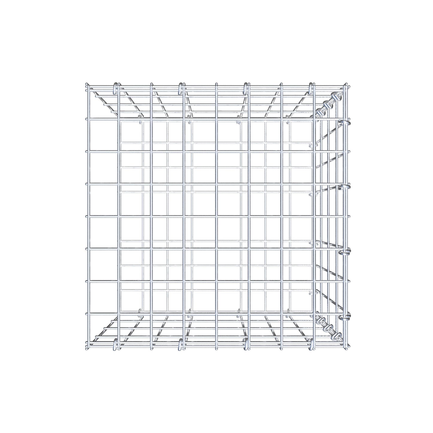 Tilläggsgabion typ 2 40 cm x 40 cm x 40 cm, maskstorlek 5 cm x 10 cm, C-ring