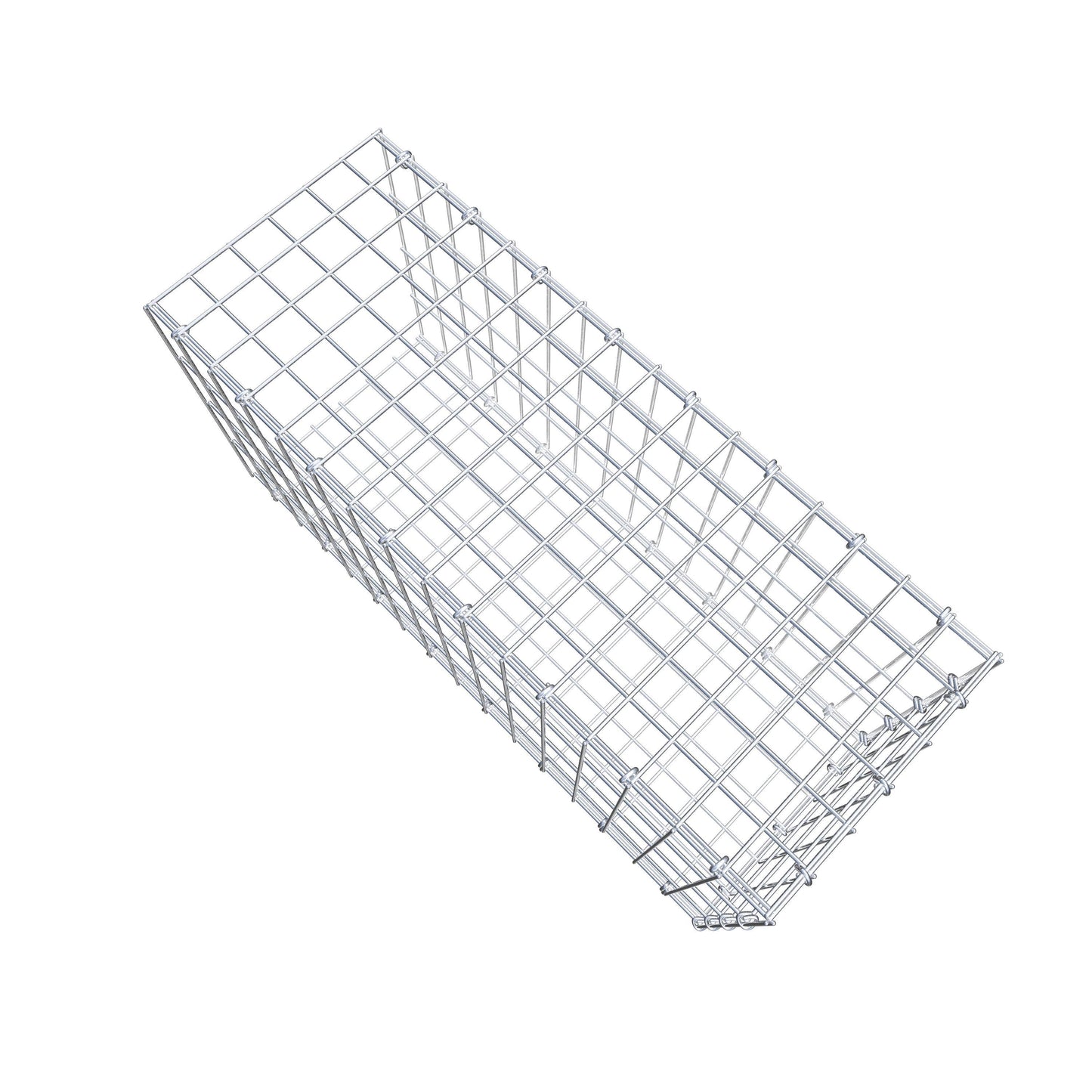 Anbaugabione Typ 2 80 cm x 40 cm x 30 cm, Maschenweite 5 cm x 10 cm, C-Ring