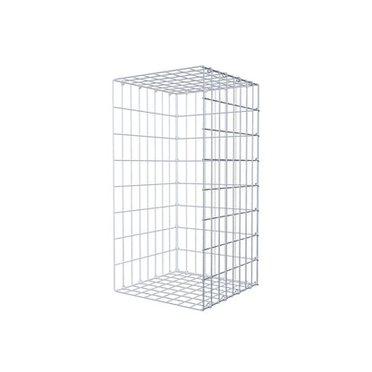 Fourche rapportée type 2 80 cm x 40 cm x 40 cm, mailles 5 cm x 10 cm, anneau en C