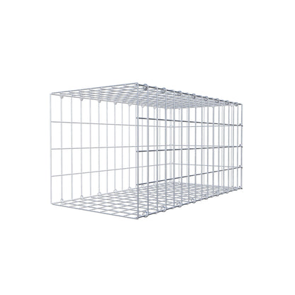 Fourche rapportée type 2 80 cm x 40 cm x 40 cm, mailles 5 cm x 10 cm, anneau en C