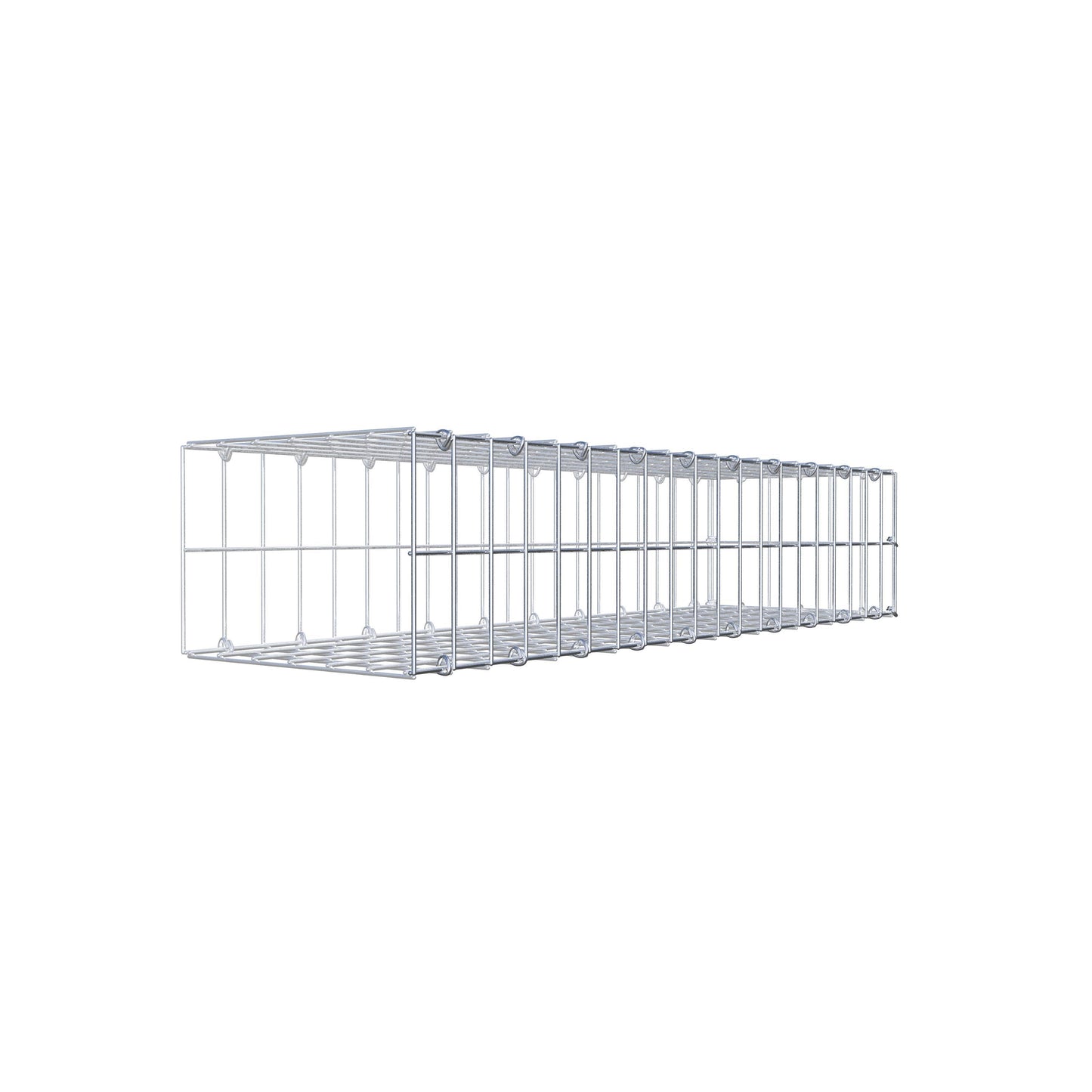 Fourche rapportée type 2 100 cm x 20 cm x 30 cm, mailles 5 cm x 10 cm, anneau en C