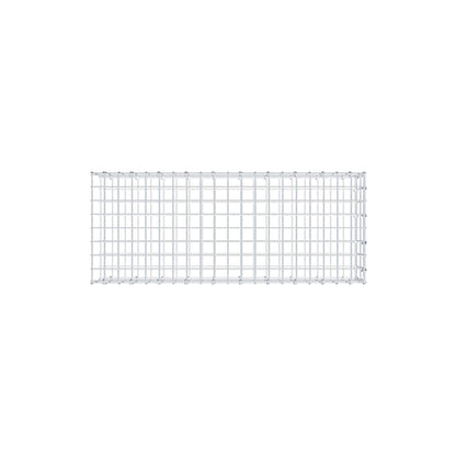 Opzetpaal type 2 100 cm x 20 cm x 40 cm, maaswijdte 5 cm x 10 cm, C-ring