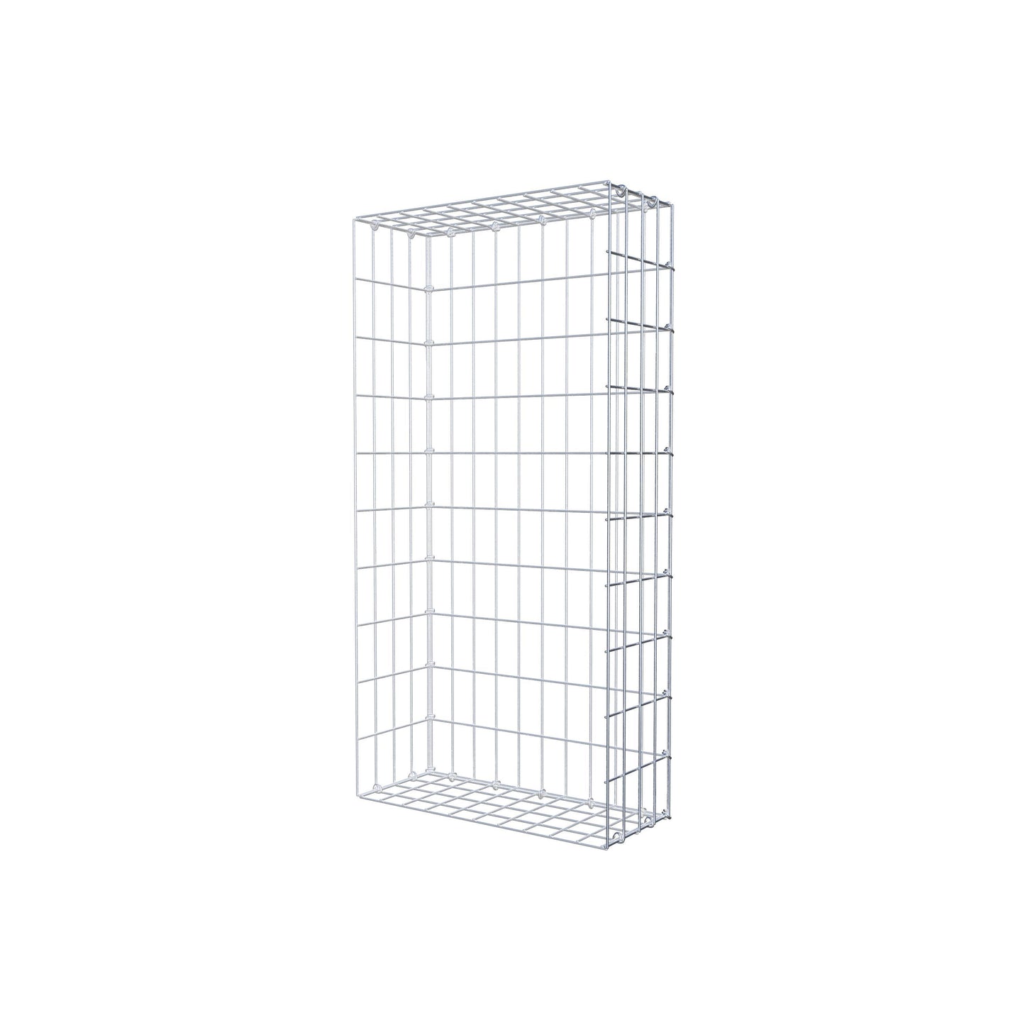 Anbaugabione Typ 2 100 cm x 20 cm x 50 cm, Maschenweite 5 cm x 10 cm, C-Ring