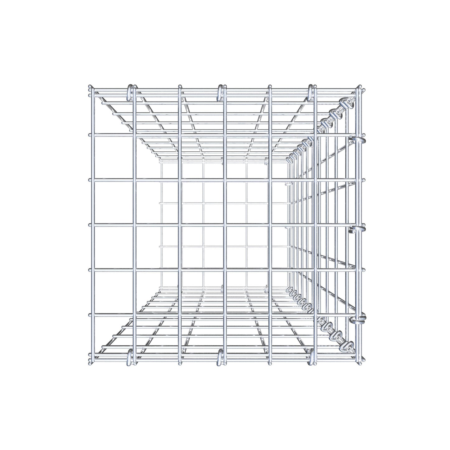 Add-on schanskorf type 2 100 cm x 30 cm x 30 cm, maaswijdte 5 cm x 10 cm, C-ring
