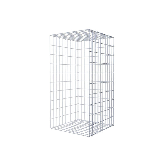 Fourche rapportée type 2 100 cm x 50 cm x 50 cm, mailles 5 cm x 10 cm, anneau en C