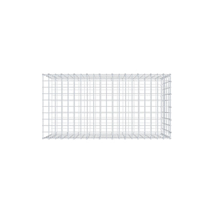 Mounted gabion type 2 100 cm x 50 cm x 50 cm, mesh size 5 cm x 10 cm, C-ring