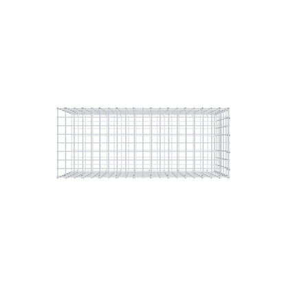 Mounted gabion type 2 100 cm x 60 cm x 40 cm, mesh size 5 cm x 10 cm, C-ring
