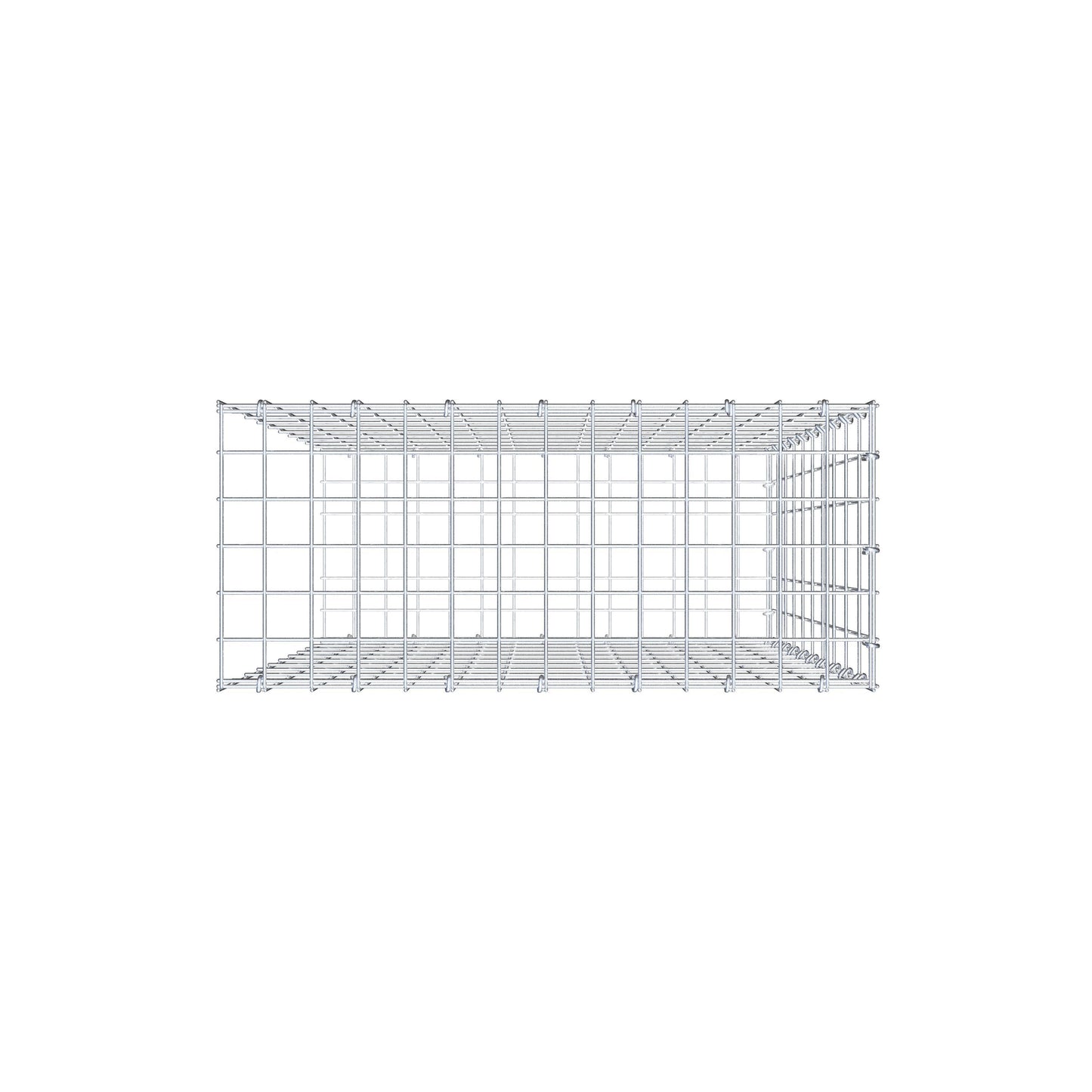 Tilläggspåle typ 2 100 cm x 70 cm x 30 cm, maskstorlek 5 cm x 10 cm, C-ring