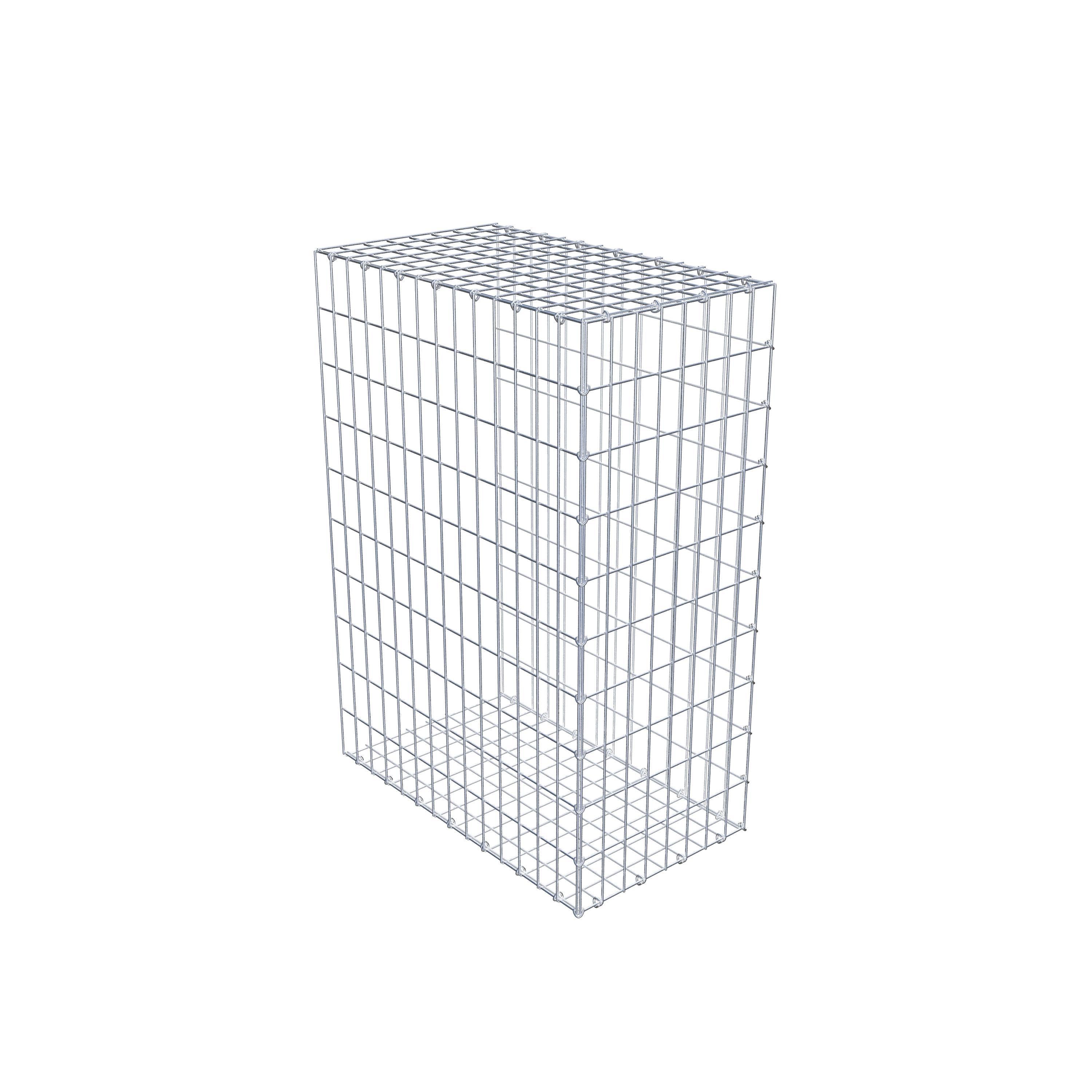 Monteret gabion type 2 100 cm x 70 cm x 40 cm, maskestørrelse 5 cm x 10 cm, C-ring