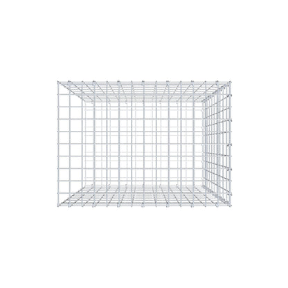 Fourche rapportée type 2 100 cm x 70 cm x 50 cm, mailles 5 cm x 10 cm, anneau en C