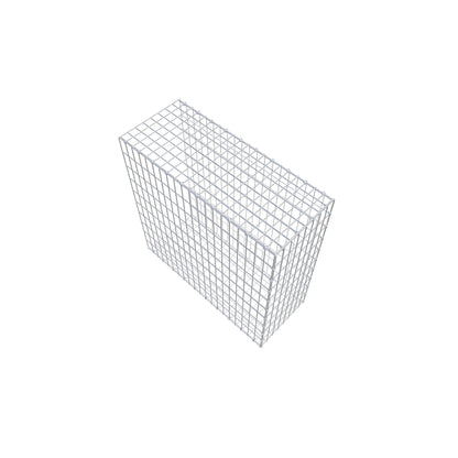 Monteret gabion type 2 100 cm x 100 cm x 40 cm, maskestørrelse 5 cm x 10 cm, C-ring