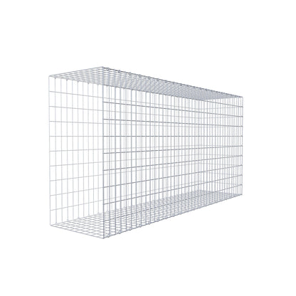 Monteret gabion type 2 200 cm x 100 cm x 50 cm, maskestørrelse 5 cm x 10 cm, C-ring