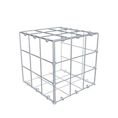 Gavión adicional tipo 2 30 cm x 30 cm x 30 cm (L x A x P), malla 10 cm x 10 cm, anillo en C