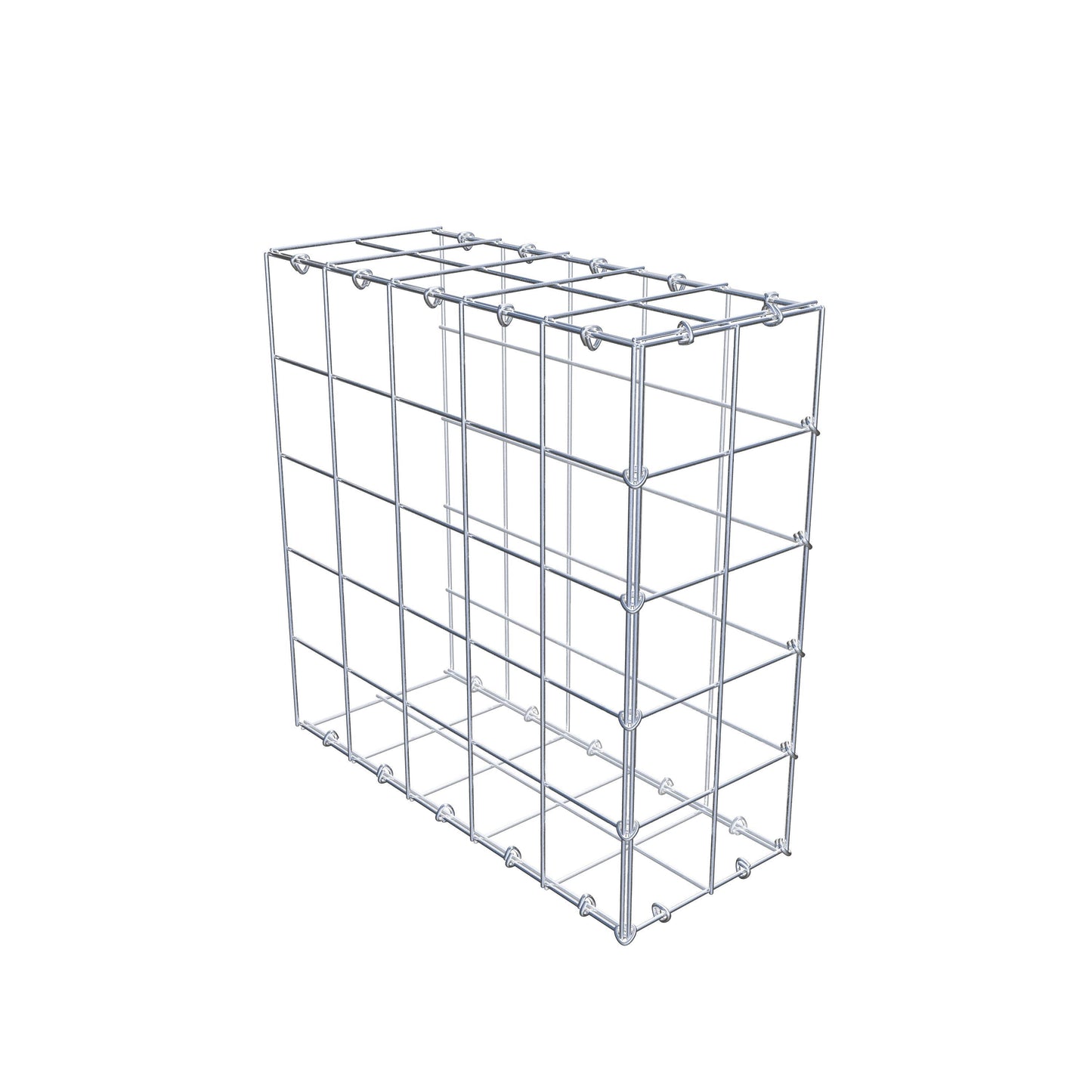 Fourche rapportée type 2 50 cm x 50 cm x 20 cm (L x H x P), mailles 10 cm x 10 cm, anneau C