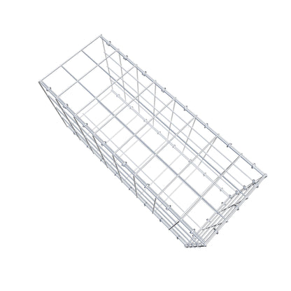 Monteret gabion type 2 80 cm x 40 cm x 30 cm (L x H x D), maskestørrelse 10 cm x 10 cm, C-ring