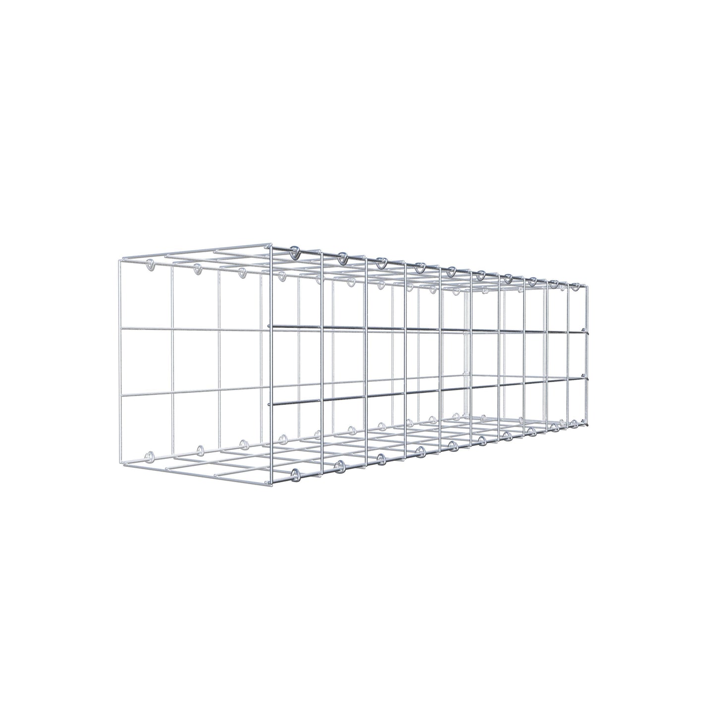 Gabbione aggiuntivo tipo 2 100 cm x 30 cm x 30 cm (L x A x P), maglia 10 cm x 10 cm, anello a C