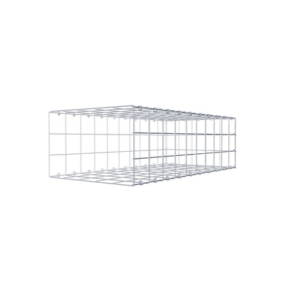 Mounted gabion type 2 100 cm x 30 cm x 50 cm (L x H x D), mesh size 10 cm x 10 cm, C-ring