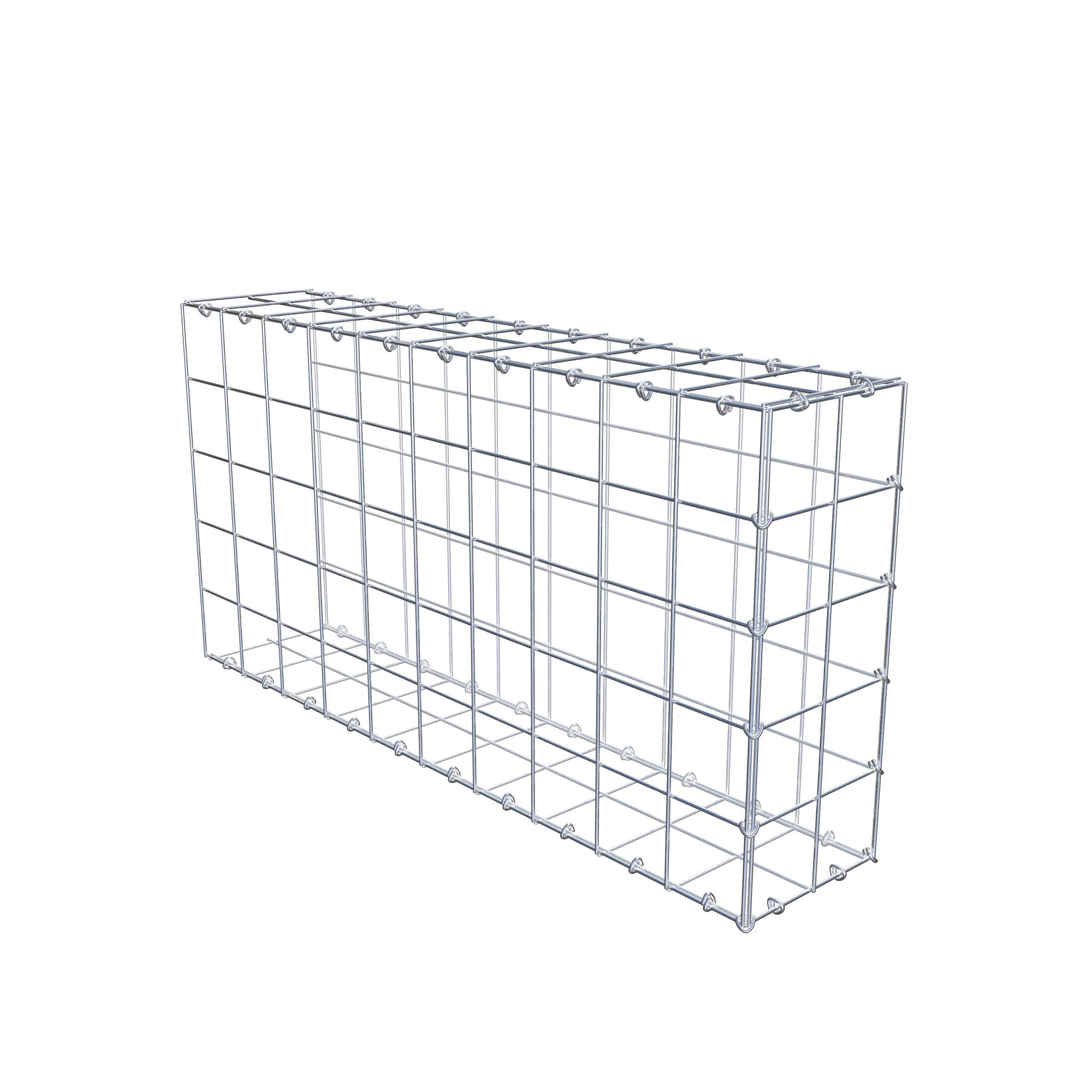 Anbaugabione Typ 2 100 cm x 50 cm x 20 cm (L x H x T), Maschenweite 10 cm x 10 cm, C-Ring