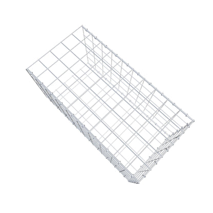 Mounted gabion type 2 100 cm x 50 cm x 50 cm (L x H x D), mesh size 10 cm x 10 cm, C-ring