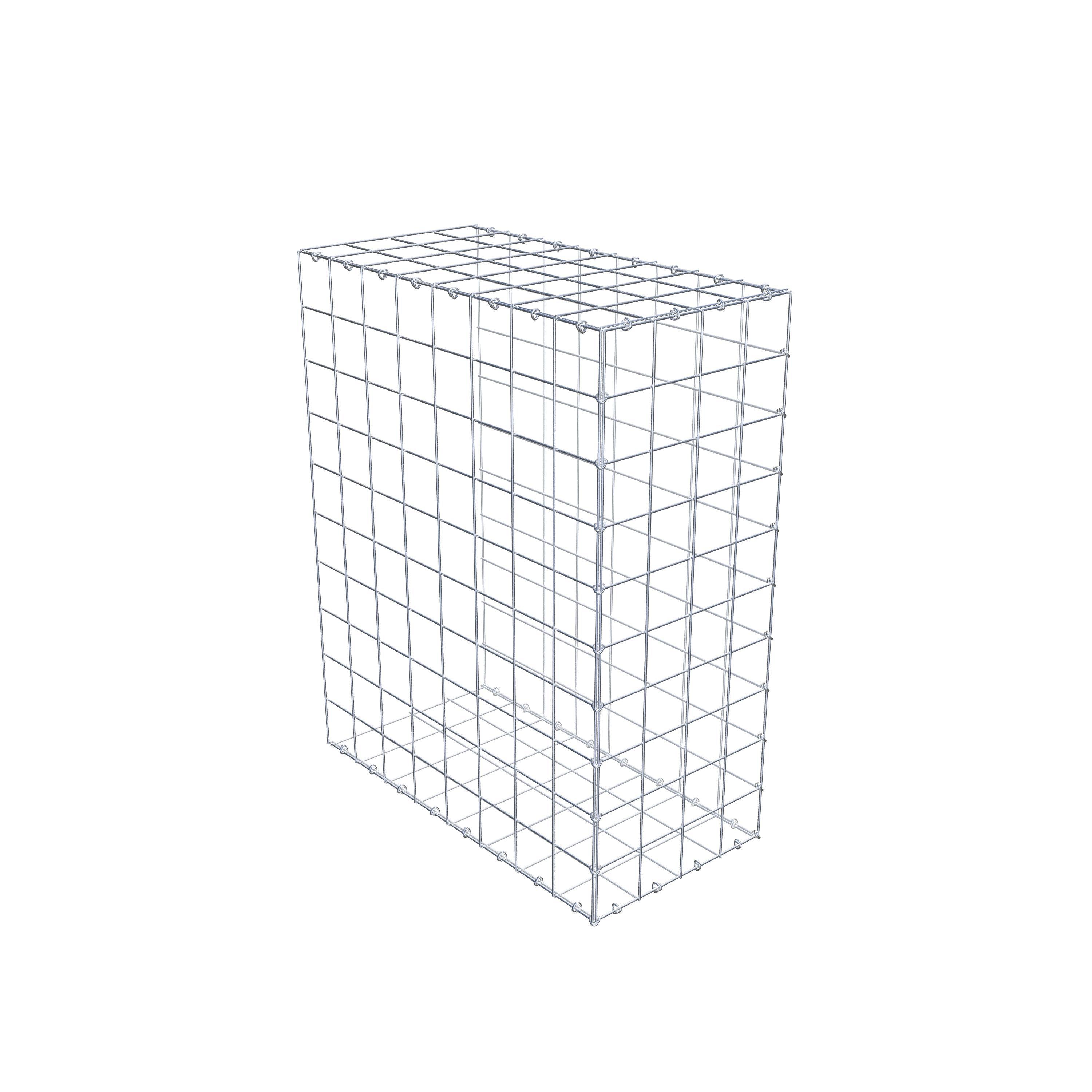 Anbaugabione Typ 2 100 cm x 80 cm x 40 cm (L x H x T), Maschenweite 10 cm x 10 cm, C-Ring