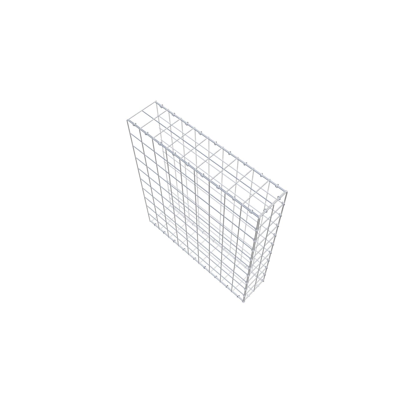 Anbaugabione Typ 2 100 cm x 90 cm x 20 cm (L x H x T), Maschenweite 10 cm x 10 cm, C-Ring