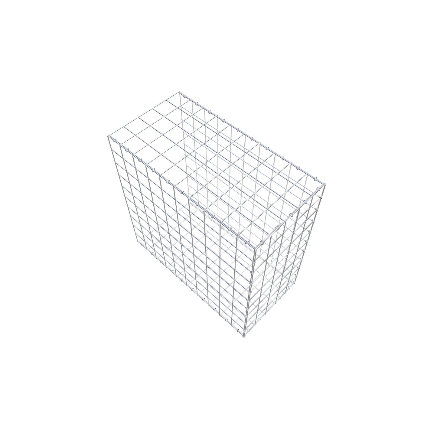 Extra gabion typ 2 100 cm x 100 cm x 50 cm (L x H x D), maskstorlek 10 cm x 10 cm, C-ring