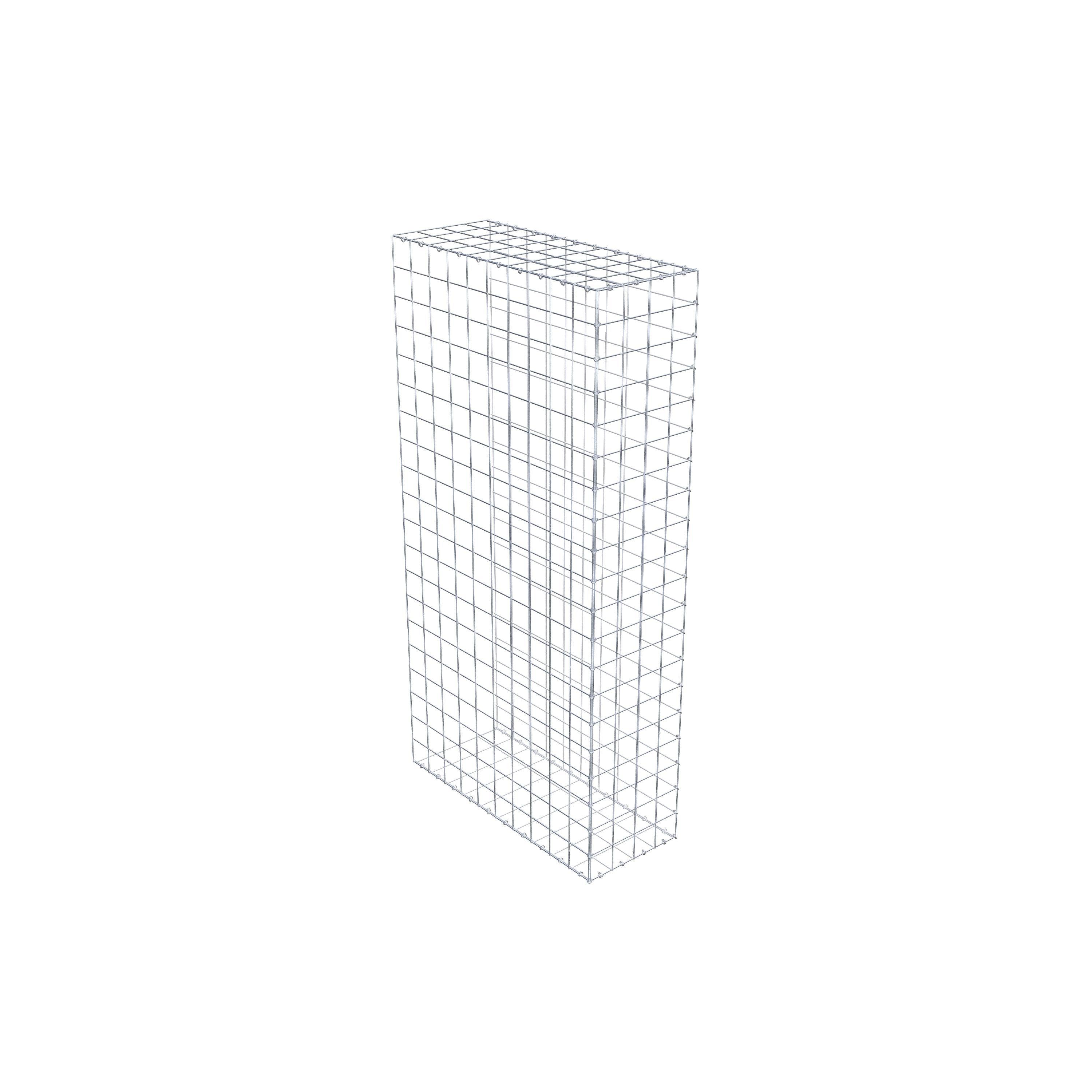 Mounted gabion type 2 200 cm x 100 cm x 40 cm (L x H x D), mesh size 10 cm x 10 cm, C-ring