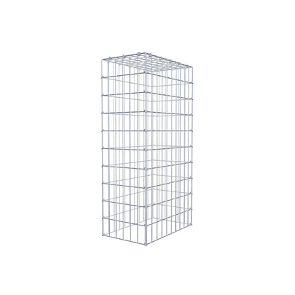 Typ 3 påbyggnadsgabion 100 cm x 50 cm x 30 cm (L x H x D), maskstorlek 5 cm x 10 cm, C-ring