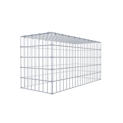 Monteret gabion type 3 100 cm x 50 cm x 40 cm (L x H x D), maskestørrelse 5 cm x 10 cm, C-ring
