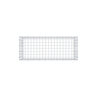 Monteret gabion type 3 100 cm x 50 cm x 40 cm (L x H x D), maskestørrelse 5 cm x 10 cm, C-ring